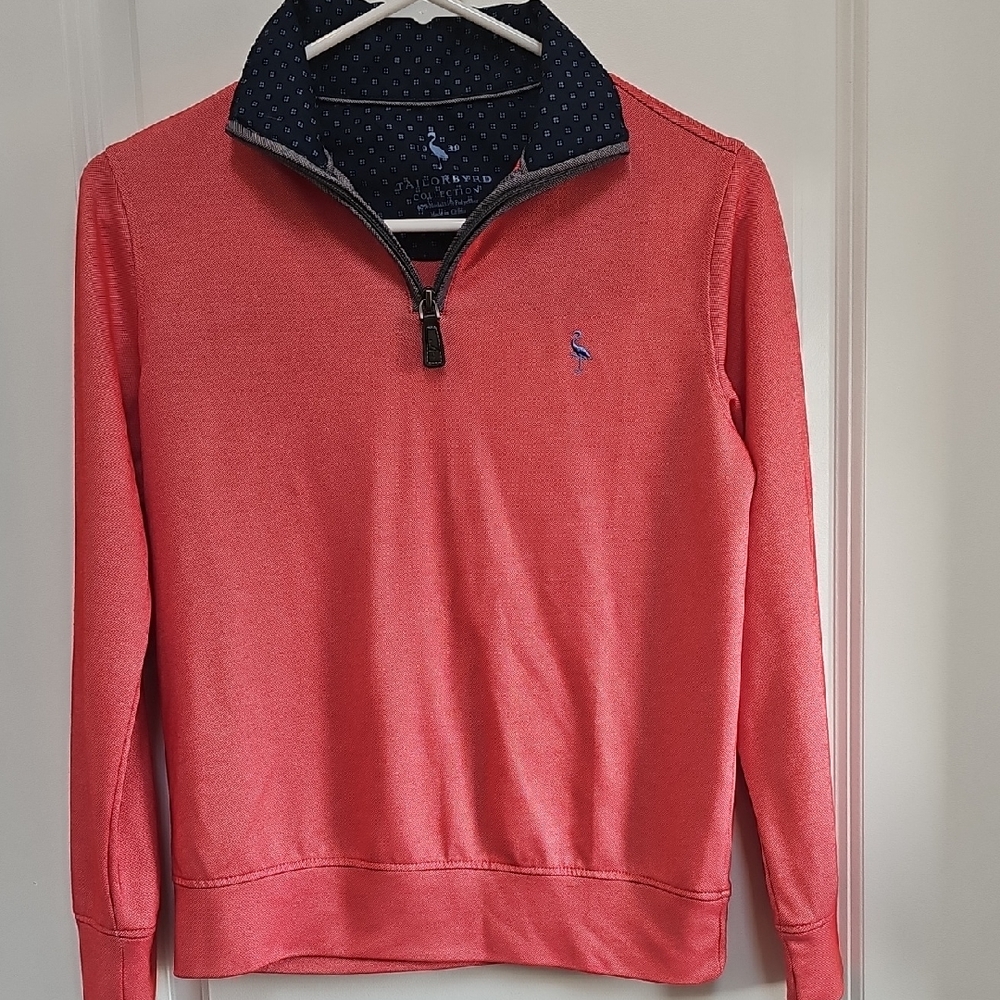 Tailorbyrd Kids Coral Zip-Up Sweater